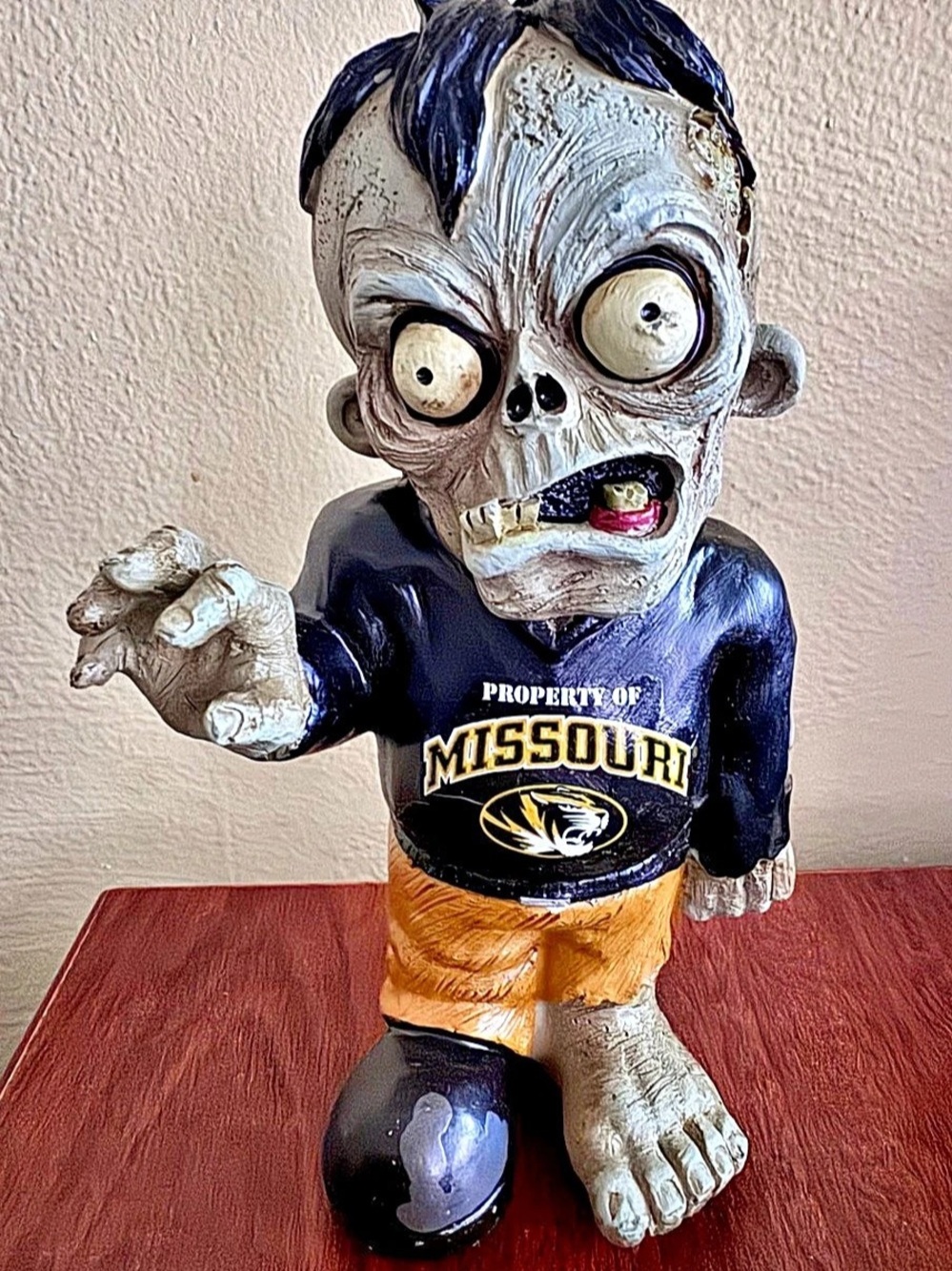Forever Collectibles Missouri Tigers NCAA Thematic Zombie Figurine Figure